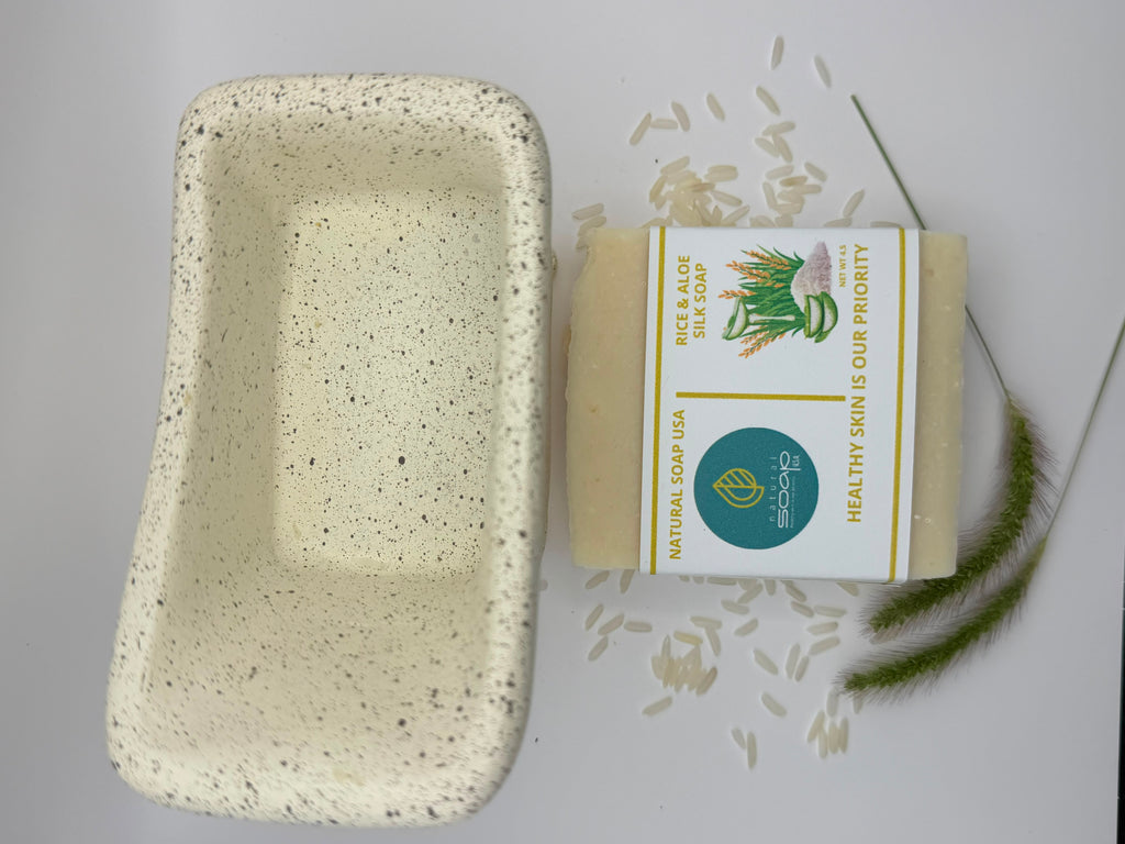 Rice & Aloe Silk Soap
