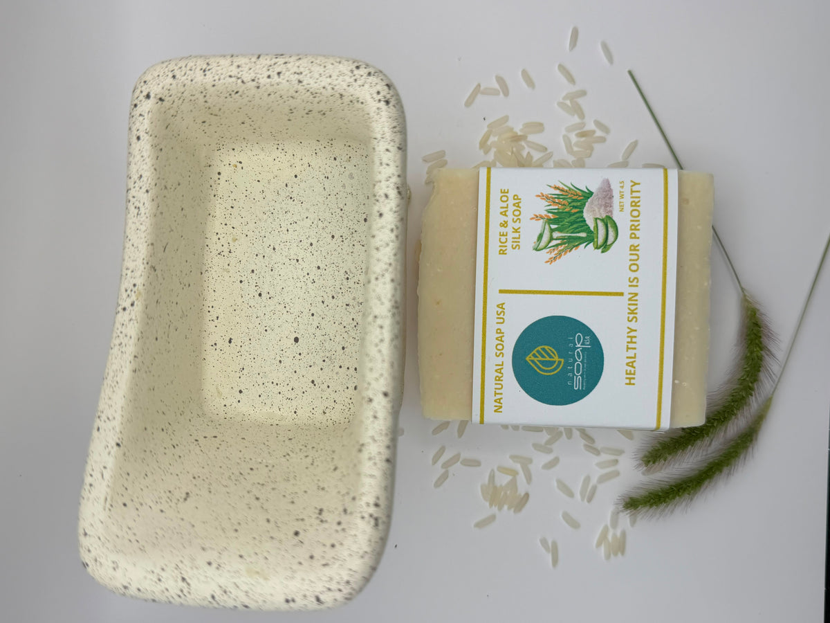 Rice & Aloe Silk Soap