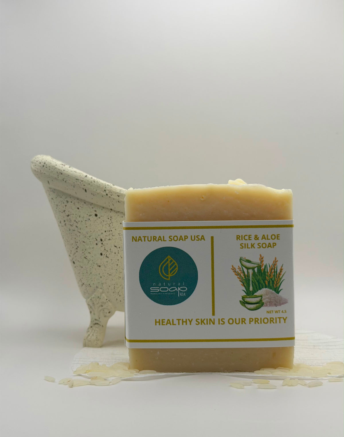Rice & Aloe Silk Soap